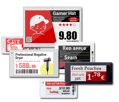 E-ink price tags