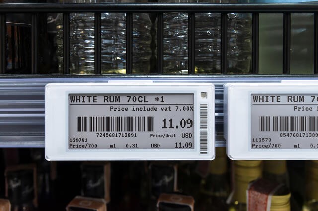 Customized Supermarket Electronic Shelf Label