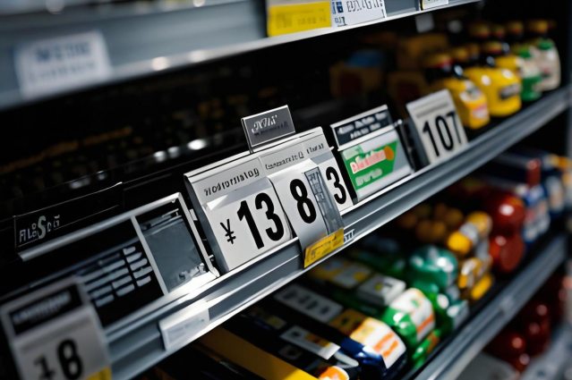 Food shelf electronic label