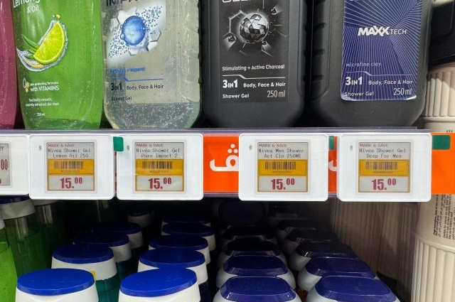 WiFi e-ink shelf labels