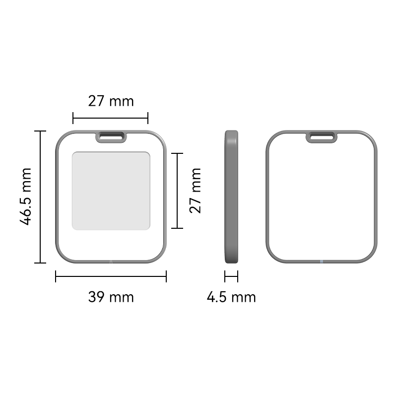e ink keychain