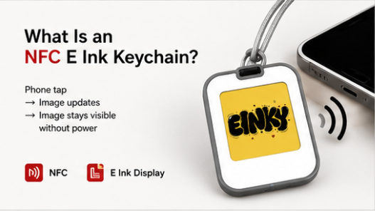 What Is an NFC E Ink Keychain