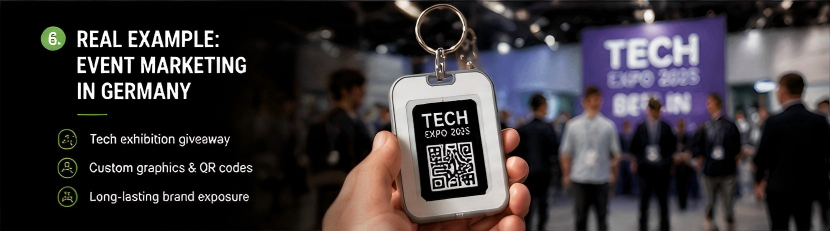 mini e ink keychain