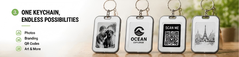 Customizable Display Keychains