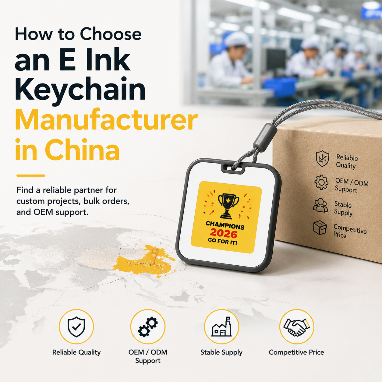 e ink keychain manufacturer