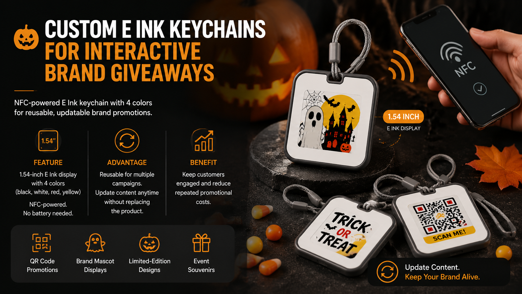 CUSTOM EINK KEYCHAINS