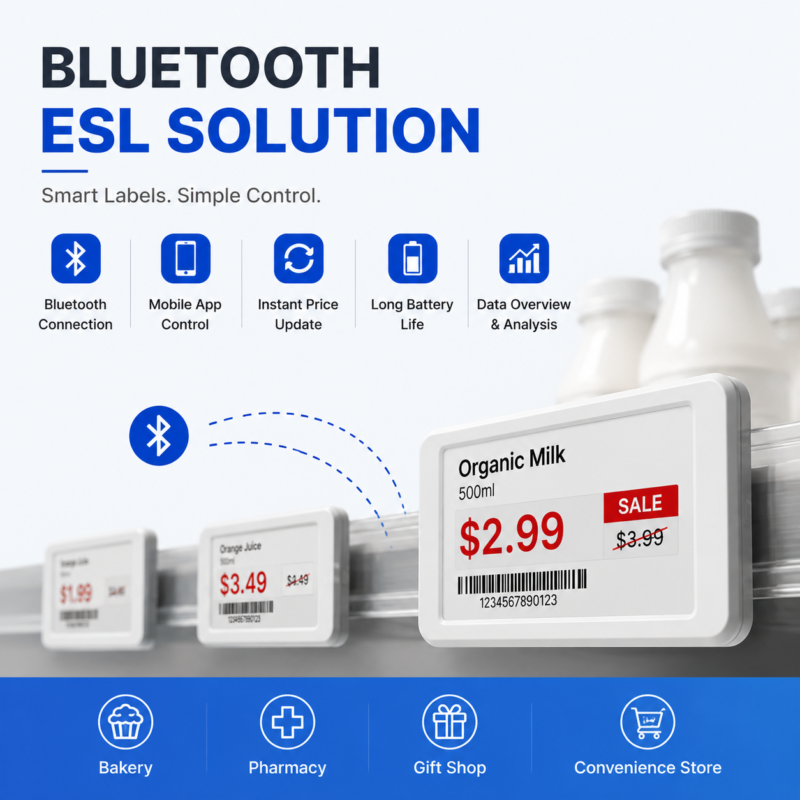Bluetooth electronic shelf label