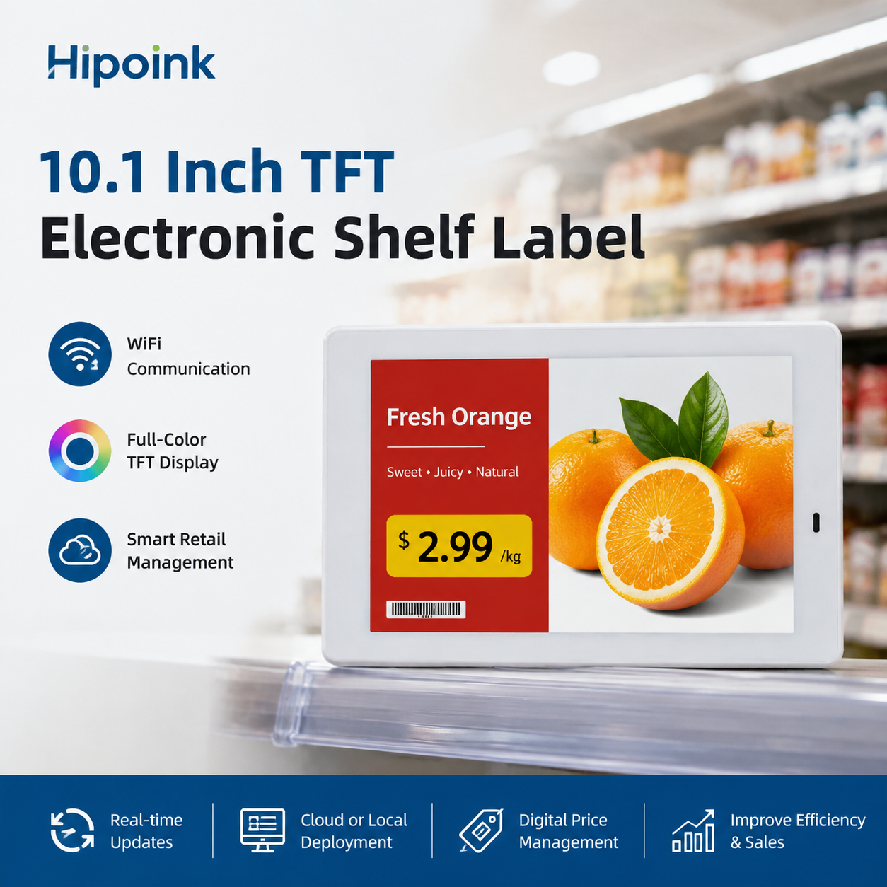 TFT electronic shelf label