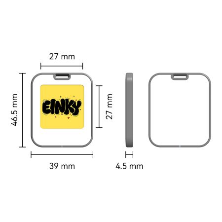 e ink keychain